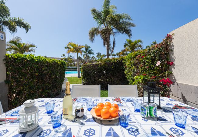 Casa de vacaciones en San Bartolome de Tirajana con piscina y jardín Casa de vacaciones en San Bartolome de Tirajana con piscina y jardín