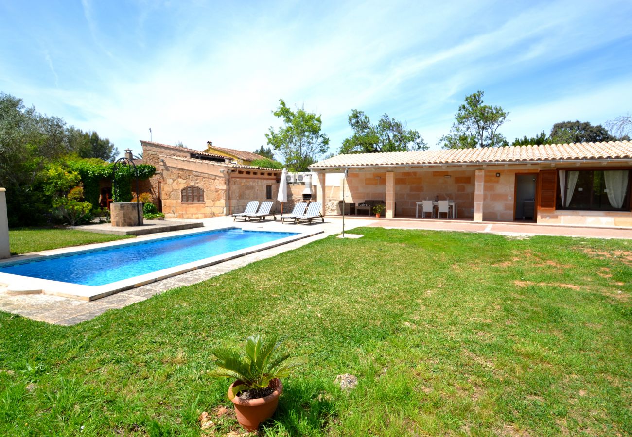 Spacious garden, swimming pool, vacacoines, Majorca Spacious garden, swimming pool, vacacoines, Majorca