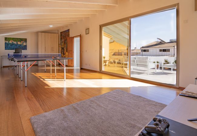 maison de vacances, terrasse, piscine, Majorque, Muro maison de vacances, terrasse, piscine, Majorque, Muro